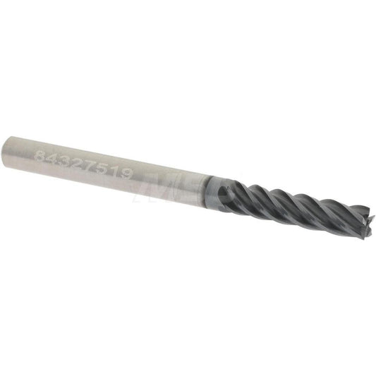 Accupro 95168311 Square End Mill 1/8" Dia, 1/2" LOC, 5 Flute, Solid Carbide