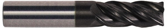 Accupro 95168551 Corner Chamfer End Mill 6.00 mm Dia, 19.00 mm LOC, 4 Flute, 0.25 mm Chamfer Width, Solid Carbide