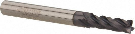 Accupro 95168525 Corner Chamfer End Mill 7/32" Dia, 3/4" LOC, 4 Flute, 0.0100" Chamfer Width, Solid Carbide