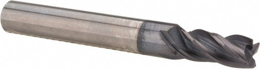 Accupro 95168487 Corner Chamfer End Mill 9/32" Dia, 5/8" LOC, 4 Flute, 0.0100" Chamfer Width, Solid Carbide