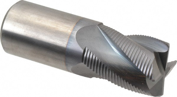 Accupro 2500201 Roughing End Mill 1" Dia, 4 Flutes, Single End, Solid Carbide