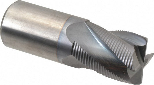 Accupro 2500201 Roughing End Mill 1" Dia, 4 Flutes, Single End, Solid Carbide