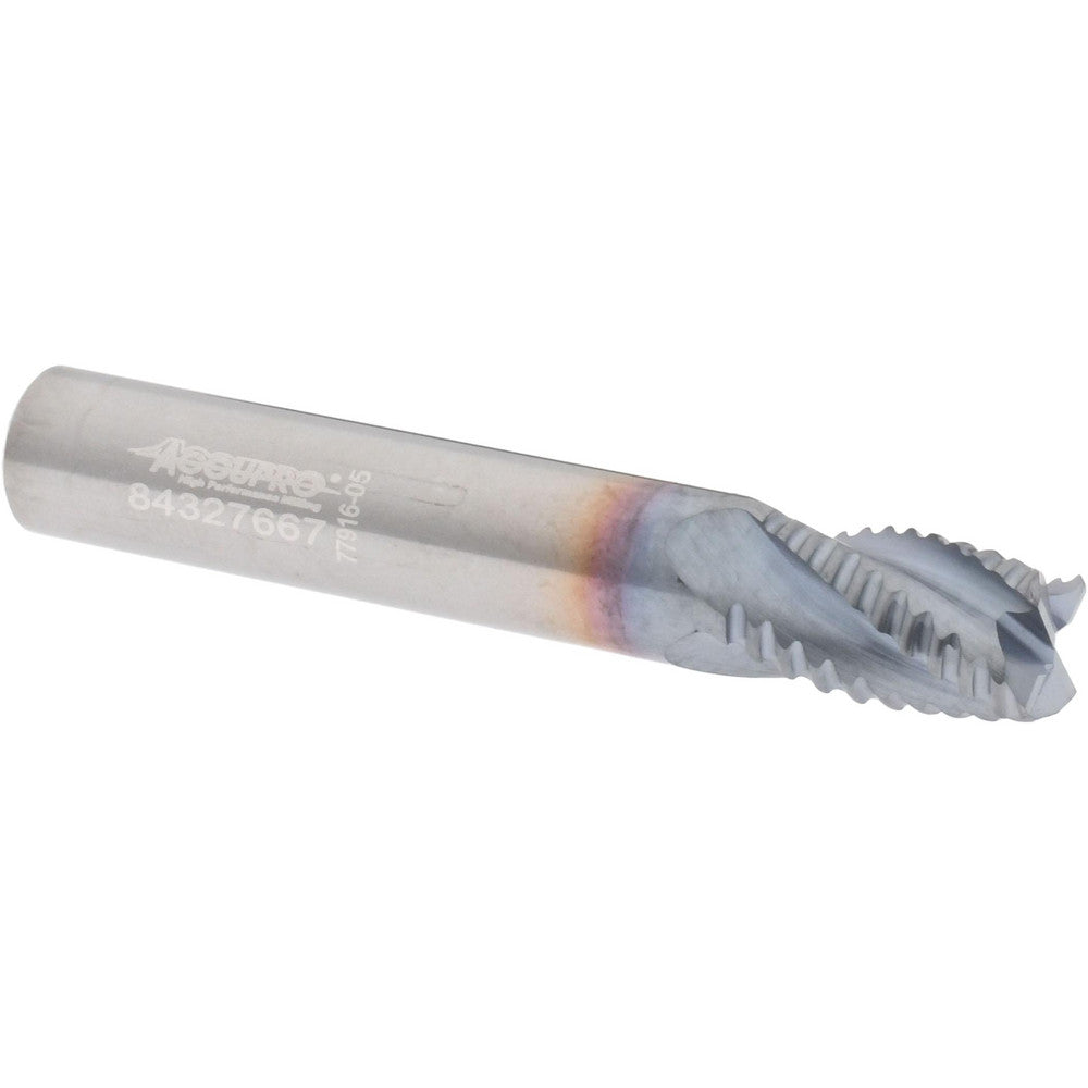 Accupro 2500202 Roughing End Mill 5/16" Dia, 4 Flutes, Single End, Solid Carbide