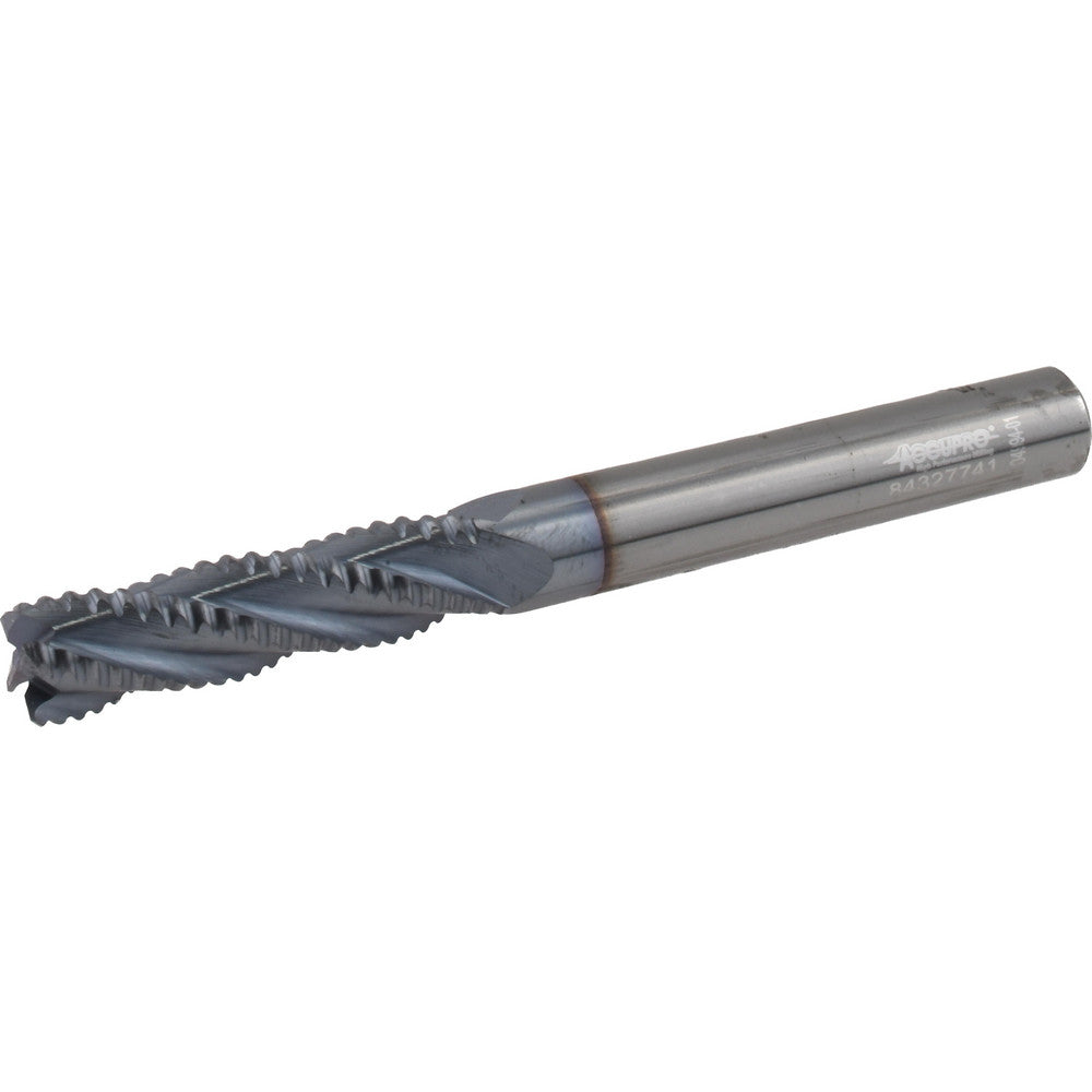 Accupro 2500082 Roughing End Mill 5/16" Dia, 4 Flutes, Single End, Solid Carbide