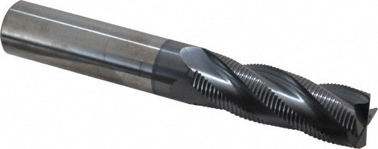Accupro 2500031 Roughing End Mill 3/4" Dia, 4 Flutes, Single End, Solid Carbide