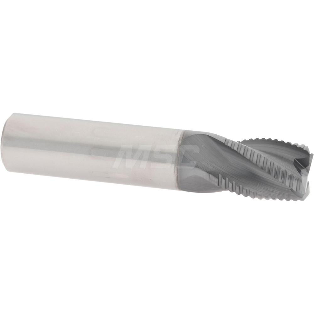 Accupro 2500058 Roughing End Mill 1/2" Dia, 4 Flutes, Single End, Solid Carbide
