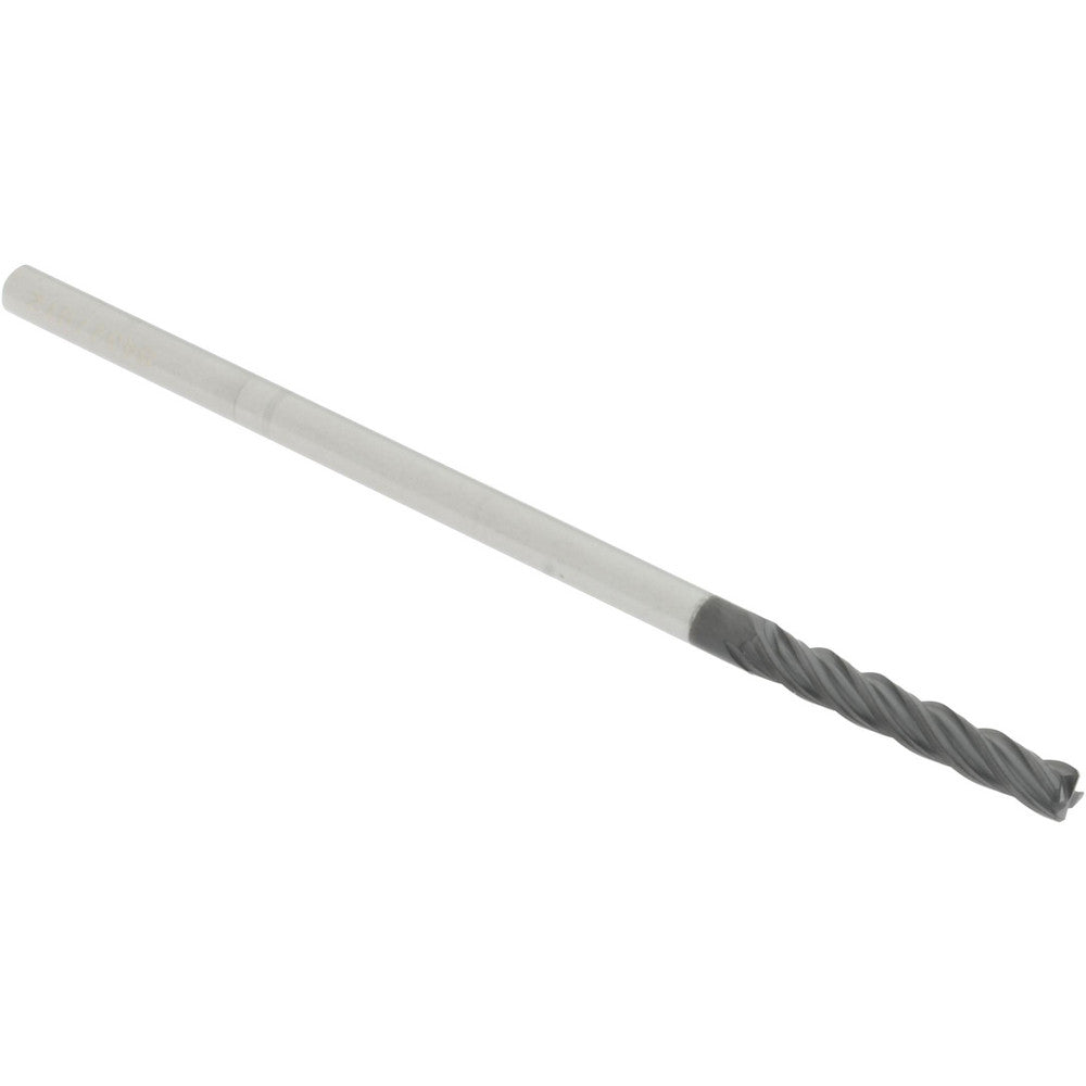 Accupro 95168488 Corner Chamfer End Mill 1/8" Dia, 3/4" LOC, 4 Flute, 0.0100" Chamfer Width, Solid Carbide