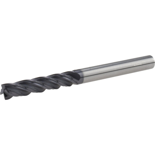 Accupro 95168328 Corner Chamfer End Mill 1/4" Dia, 1-1/4" LOC, 4 Flute, 0.0100" Chamfer Width, Solid Carbide