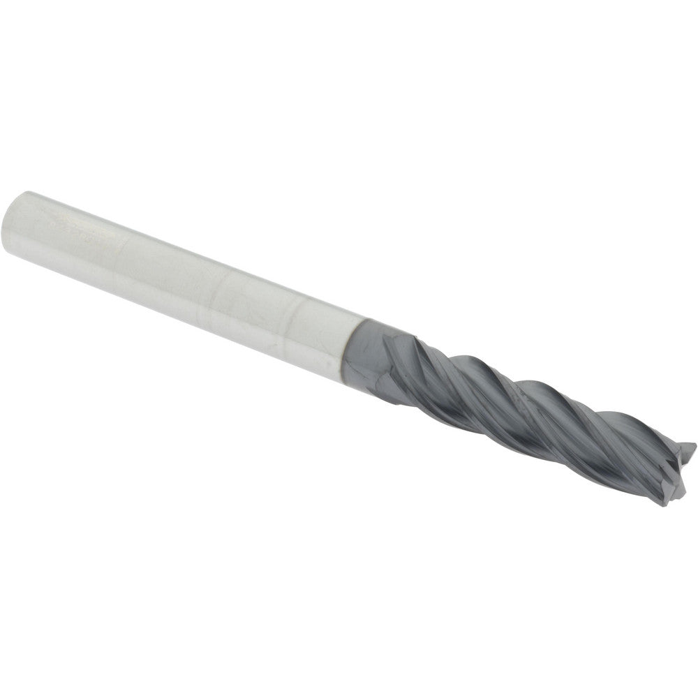 Accupro 95168393 Corner Chamfer End Mill 3/8" Dia, 1-1/2" LOC, 4 Flute, 0.0150" Chamfer Width, Solid Carbide