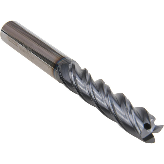 Accupro 95168563 Corner Chamfer End Mill 7/16" Dia, 2" LOC, 4 Flute, 0.0150" Chamfer Width, Solid Carbide