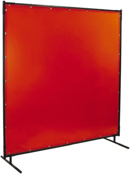 Steiner 538-6X8 8 Ft. Wide x 6 Ft. High x 3/4 Inch Thick, 14 mil Thick Transparent Vinyl Portable Welding Screen Kit