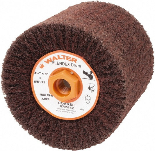 WALTER Surface Technologies 07M442 4-1/2 x 4" Aluminum Oxide Unmounted Flap Wheel