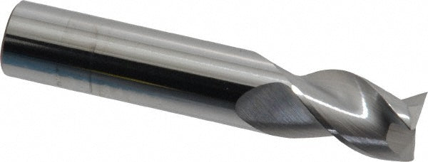 Kyocera SGS Precision Tools 34709 Square End Mill 3/8" Dia, 1/2" LOC, 3 Flute, Solid Carbide
