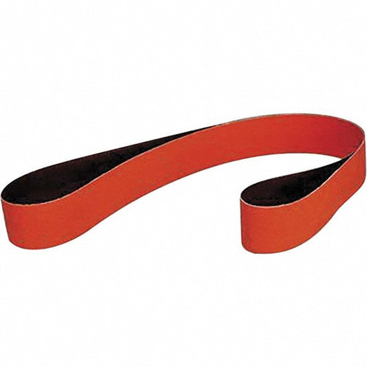 3M 7010360671 Abrasive Belt  1" Wide, 30" OAL, 80 Grit, Ceramic Aluminum Oxide