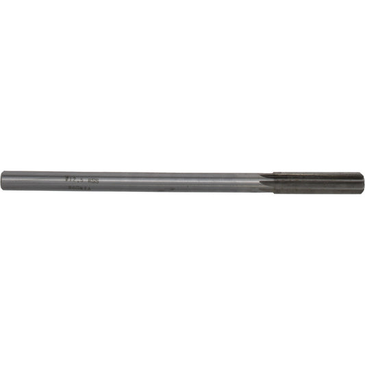 Value Collection SM0501250 Chucking Reamer 12.50 mm Dia, 8" OAL, 2" Flute Length, Straight Flute, Straight-Cylindrical Shank, HSS