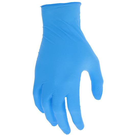 MCR Safety 6010M Disposable Glove Series Nitrishield, Size Medium, 4.5 mil, Not Coated, Nitrile, Medical Grade, Powder-Free
