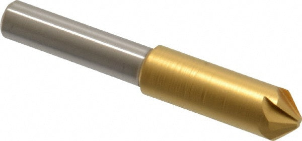 Melin Tool 18202 Countersink 5/16" Head Dia, 90.00 deg Included Angle, 6 Flute, Cobalt Steel, Right Hand Cut