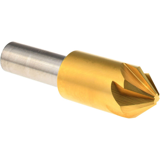 Melin Tool 18225 Countersink 3/4" Head Dia, 82.00 deg Included Angle, 6 Flute, Cobalt Steel, Right Hand Cut