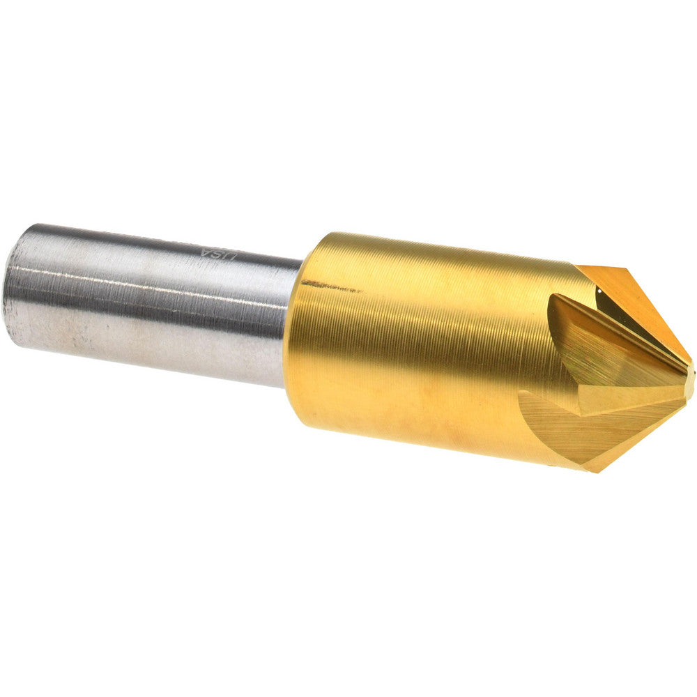 Melin Tool 18226 Countersink 3/4" Head Dia, 90.00 deg Included Angle, 6 Flute, Cobalt Steel, Right Hand Cut