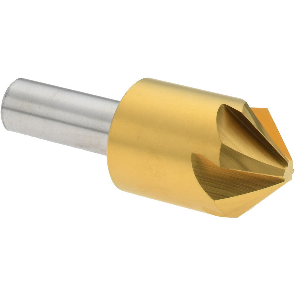Melin Tool 18238 Countersink 1" Head Dia, 90.00 deg Included Angle, 6 Flute, Cobalt Steel, Right Hand Cut