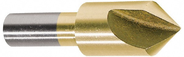 Melin Tool 18166 Countersink 3/4" Head Dia, 60.00 deg Included Angle, 1 Flute, Cobalt Steel, Right Hand Cut