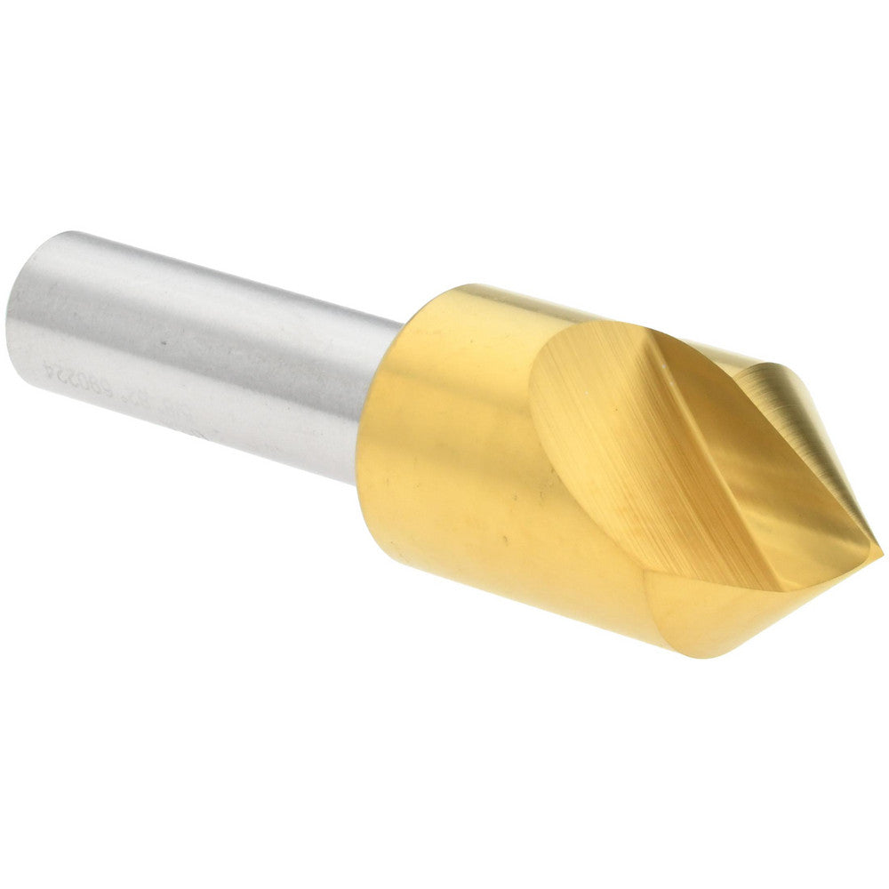Melin Tool 18162 Countersink 5/8" Head Dia, 82.00 deg Included Angle, 1 Flute, Cobalt Steel, Right Hand Cut