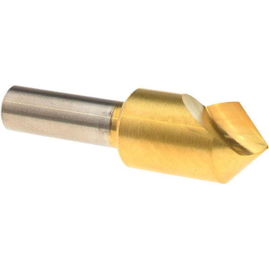 Melin Tool 18163 Countersink 5/8" Head Dia, 90.00 deg Included Angle, 1 Flute, Cobalt Steel, Right Hand Cut