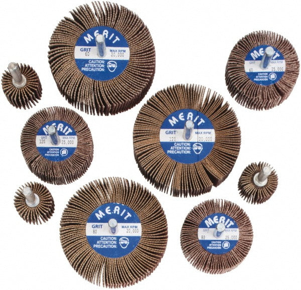 Merit Abrasives 08834131041 9 Piece Flap Wheel Kit