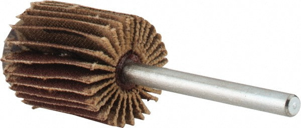 Merit Abrasives 08834137544 Mounted Flap Wheel 5/8" Dia, 3/4" Face Width, 240 Grit, Aluminum Oxide