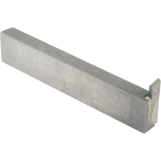 Accupro ACC-GR096F Single Point Tool Bit 3/8'' Shank Width, 3/4'' Shank Height, Micrograin Solid Carbide Tipped, RH, GR, Cut-Off & Grooving