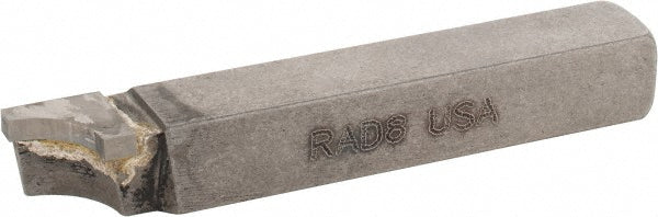 Accupro ACC-RAD8 2-1/2 Inch Long, 1/4 Inch Radius, Right Hand, Concave, RAD Style Radius Cutting Tool Bit