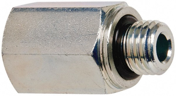 Voss PM 0412 Industrial Pipe Adapter 1/4" Female Thread, M12 x 1.5 Male Thread, Male Metric x FNPT