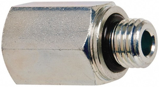 Voss PM 0412 Industrial Pipe Adapter 1/4" Female Thread, M12 x 1.5 Male Thread, Male Metric x FNPT