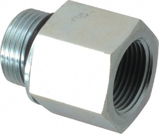 Voss PM 1227 Industrial Pipe Adapter 3/4" Female Thread, M27 x 2 Male Thread, Male Metric x FNPT