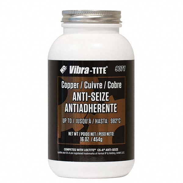Vibra-Tite 90716 Anti-Seize Anti-Seize Lubricant 16 oz Brush Top