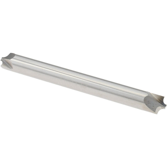Harvey Tool 46050 Corner Rounding End Mill 0.05 mm Radius, 3/16" Dia, 2 Flutes, Solid Carbide