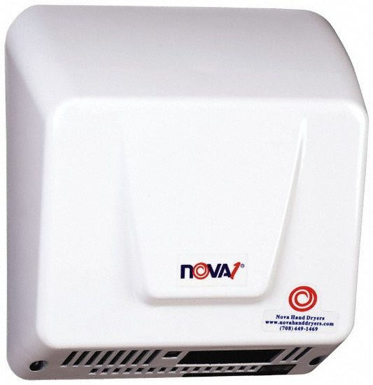 World Dryer 083000000 1000 Watt White Finish Electric Hand Dryer