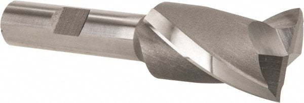 Hertel GG99914124 Square End Mill 1'' Dia, 1-1/2'' LOC, 1/2'' Shank Dia, 3-1/2'' OAL, 2 Flutes, High Speed Steel
