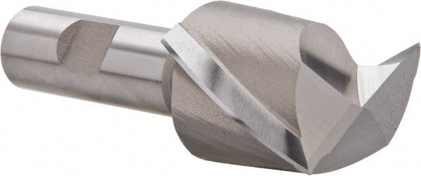 Hertel GG99914125 Square End Mill 1-5/8'' Dia, 1-5/8'' LOC, 3/4'' Shank Dia, 3-7/8'' OAL, 2 Flutes, High Speed Steel