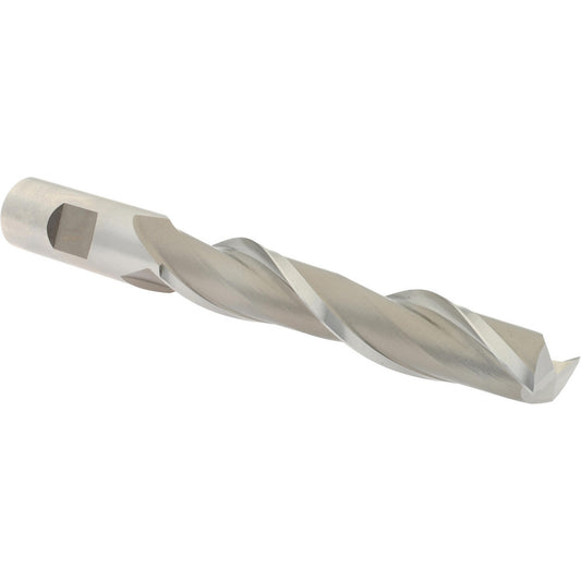 Hertel GG99914132 Square End Mill 3/4'' Dia, 4'' LOC, 3/4'' Shank Dia, 6-1/4'' OAL, 2 Flutes, High Speed Steel
