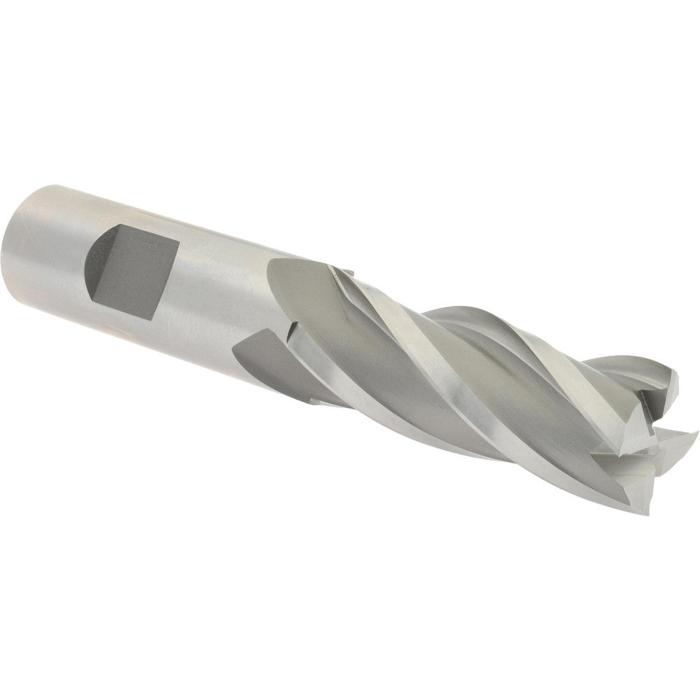 Hertel GG99914134 Square End Mill 3/4'' Dia, 2'' LOC, 3/4'' Shank Dia, 4-1/4'' OAL, 4 Flutes, High Speed Steel