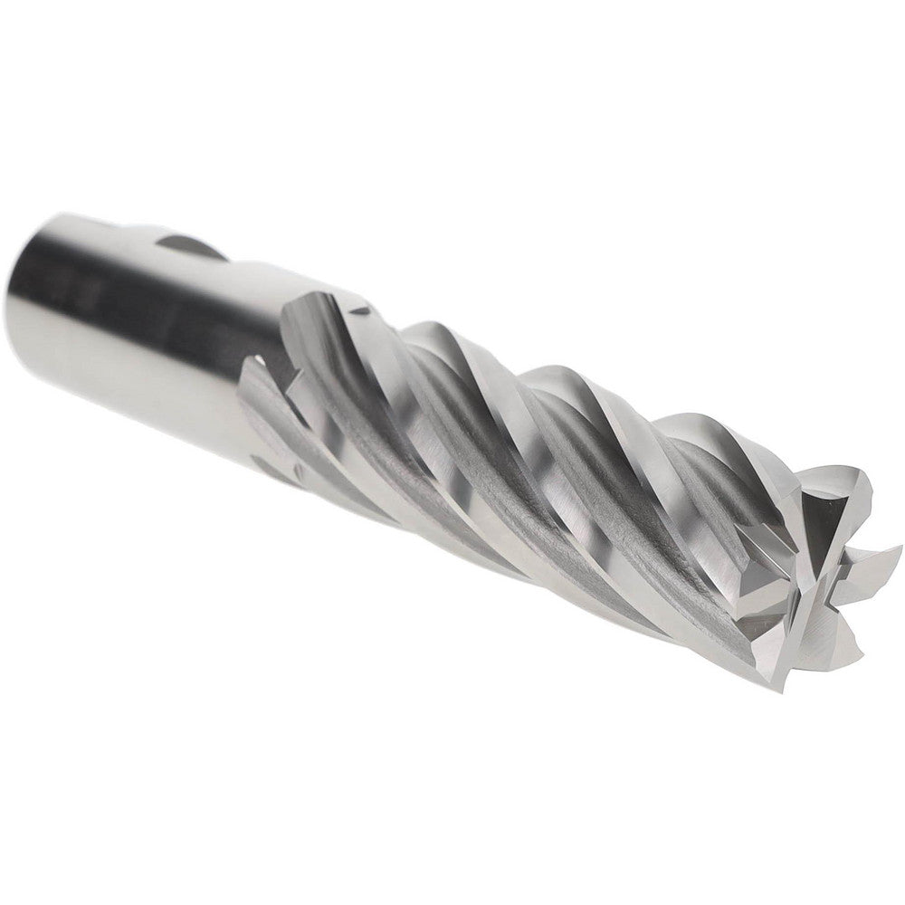 Hertel GG042980 Square End Mill 1" Dia, 3" LOC, 6 Flutes, High Speed Steel