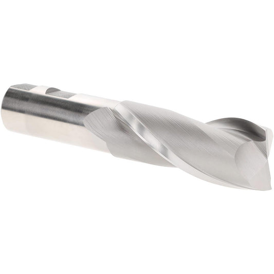 Hertel GG080116 Square End Mill 1-1/4" Dia, 2 Flutes, 3" LOC, High Speed Steel, 30 &deg Helix