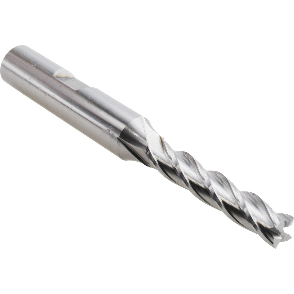 Hertel GG99914280 Square End Mill 1/4'' Dia, 1-1/4'' LOC, 3/8'' Shank Dia, 3-1/16'' OAL, 4 Flutes, High Speed Steel