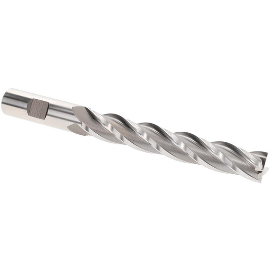 Hertel GG99914281 Square End Mill 5/8" Dia, 4 Flutes, 4" LOC, High Speed Steel, 30 &deg Helix