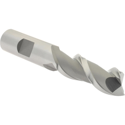 Hertel GG070040 Square End Mill 5/8'' Dia, 1-5/8'' LOC, 5/8'' Shank Dia, 3-3/4'' OAL, 2 Flutes, High Speed Steel
