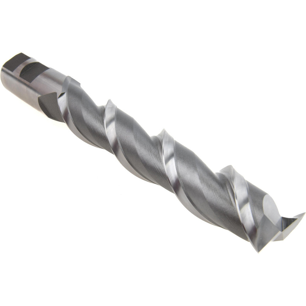 Hertel GG072056 Square End Mill 7/8'' Dia, 5'' LOC, 7/8'' Shank Dia, 7-1/4'' OAL, 2 Flutes, High Speed Steel