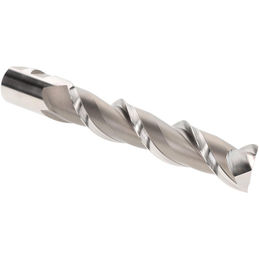 Hertel GG072116 Square End Mill 1-1/4" Dia, 2 Flutes, 6" LOC, High Speed Steel, 42 &deg Helix