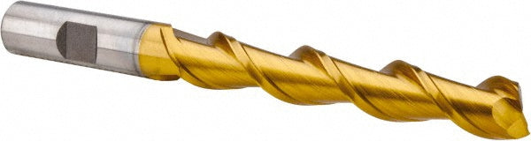 Hertel GH072032 Square End Mill 1/2" Dia, 3" LOC, 2 Flutes, High Speed Steel