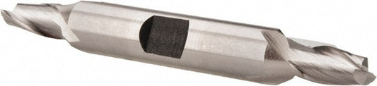 Hertel GG99914178 Square End Mill 1/4'' Dia, 3/8'' LOC, 3/8'' Shank Dia, 2-7/8'' OAL, 2 Flutes, High Speed Steel